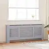 Image de vidaXL Cache-radiateur MDF Gris 205 cm