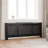 Image de vidaXL Cache-radiateur MDF Noir 205 cm