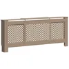 Image de vidaXL Cache-radiateur, Couvercle de Radiateur, Housse de Radiateur Salon Chambre à Coucher Salle de Séjour Maison Intérieur, MDF 205 cm