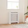 Image de vidaXL Cache-radiateur MDF Blanc 78 cm