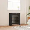 Image de vidaXL Cache-radiateur MDF Noir 78 cm