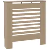 Image de vidaXL Cache-radiateur, Couvercle de Radiateur, Housse de Radiateur Salon Chambre à Coucher Salle de Séjour Maison Intérieur, MDF 78 cm
