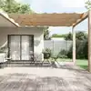 Image de vidaXL Auvent vertical Taupe 60x1200 cm Tissu oxford