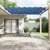 Image de vidaXL Auvent vertical Bleu 60x1000 cm Tissu oxford