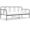 Image de vidaXL Cadre de canapé-lit sans matelas gris métal 90x200 cm