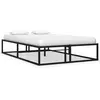Image de vidaXL Cadre de lit sans matelas noir métal 120x200 cm