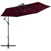 Image de vidaXL Parasol de jardin en porte-à-faux avec mât en aluminium