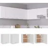 Image de vidaXL Armoires suspendues 2 pièces "Lyon" Blanc 50 x 31 x 60 cm Bois d'ingénierie