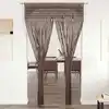 Image de vidaXL Rideau en macramé Taupe 140x240 cm Coton