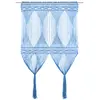 Image de vidaXL Rideau en macramé Bleu 140x240 cm Coton