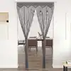 Image de vidaXL Rideau en macramé Anthracite 140x240 cm Coton