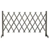 Image de vidaXL Clôture en Treillis de Jardin Séparateur de Jardin Support pour Plantes Grimpantes Plate-Bande Extérieur Gris 150x80 cm Bois de Sapin