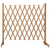 Image de vidaXL Clôture en Treillis de Jardin Séparateur de Jardin Support pour Plantes Grimpantes Plate-Bande Extérieur Orange 180x100 cm Bois de Sapin