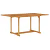 Image de vidaXL Table de jardin 150x90x75 cm Bois de teck massif