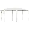 Image de vidaXL Belvédère avec revêtement de poteaux 2,98x5,3x2,59 m 160 g/m²