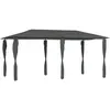 Image de vidaXL Belvédère avec revêtement de poteaux 2,98x5,3x2,59 m 160 g/m²