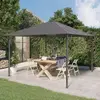 Image de vidaXL Belvédère avec toit 3x3 m Anthracite