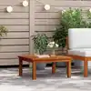 Image de vidaXL Table de salon de jardin 63x63x30 cm Bois solide d'acacia