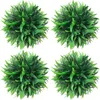 Image de vidaXL 4X Boules de Buis Artificielles Fausse Plante Jardinière Décoration Florale Plante Artificielle Paysage de Jardin Extérieur 15 cm