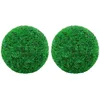 Image de vidaXL 2X Boules de Buis Artificielles Fausse Plante Jardinière Décoration Florale Plante Artificielle Paysage de Jardin Extérieur 45 cm