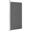 Image de vidaXL Panneau de clôture WPC 95x186 cm Gris