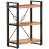 Image de vidaXL Bibliothèque à 3 niveaux 60x30x80 cm Bois d'acacia massif