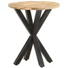 Image de vidaXL Table d'appoint 48x48x56 cm Bois de manguier Massif