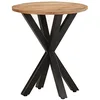 Image de vidaXL Tavolino di Servizio 48x48x56cm in Legno Massello di Acacia