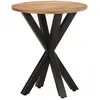 Image de vidaXL Table d'appoint 48x48x56 cm Bois d'acacia massif