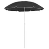 Image de Parasol de jardin avec mât en acier anthracite 180 cm