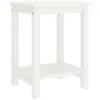 Image de vidaXL Table de chevet blanc 35x30x47 cm bois de pin massif