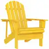 Image de vidaXL Chaise de jardin Adirondack bois de sapin massif jaune