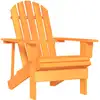 Image de vidaXL Chaise de jardin Adirondack bois de sapin massif orange