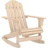 Image de vidaXL Chaise à bascule de jardin Adirondack bois de sapin massif