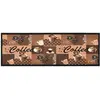Image de vidaXL Tapis de cuisine lavable Marron café 60x300 cm