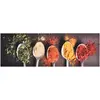 Image de vidaXL Tapis de cuisine lavable Cuillères 60x180 cm