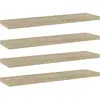 Image de vidaXL Panneau de bibliothèque 4 pcs chêne sonoma bois d’ingénierie