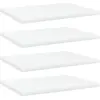Image de vidaXL Panneaux de bibliothèque 4 pcs blanc bois d’ingénierie