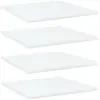 Image de vidaXL Panneaux de bibliothèque 4 pcs blanc bois d’ingénierie