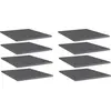 Image de vidaXL Panneaux de bibliothèque 8 pcs gris brillant bois d’ingénierie