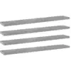 Image de vidaXL Panneaux de bibliothèque 4 pcs gris béton bois d’ingénierie