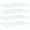 Image de vidaXL Panneaux de bibliothèque 4 pcs blanc bois d’ingénierie