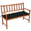 Image de vidaXL Banc de Jardin avec Coussin Banc de Terrasse Banc de Patio Meuble de Jardin Meuble d'Extérieur Parc 120 cm Bois d'Acacia Massif