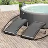 Image de vidaXL Panneaux de chauffage solaire de piscine courbés 2 pcs 110x65cm