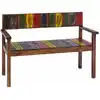 Image de vidaXL Chaises à manger lot de 4 bois de récupération solide
