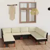 Image de vidaXL Salon de jardin 8 pcs avec coussins Résine tressée Noir