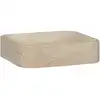 Image de vidaXL Lavabo Crème 40x40x10 cm Marbre