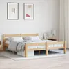 Image de vidaXL Cadre de lit sans matelas bois massif de pin 160x200 cm