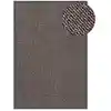 Image de vidaXL Paillasson touffeté 80x120 cm Marron foncé