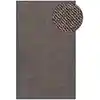 Image de vidaXL Paillasson touffeté 90x150 cm Marron foncé